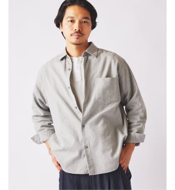 JOURNAL STANDARD relume「JAMES FABRIC / ジェームスファブリック ヘザーブラッシュ ネルシャツ」|シャツ・ブラウス|