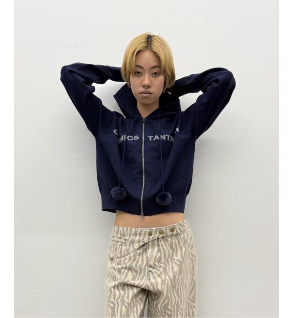 Oriens JOURNAL STANDARD「レタリングニットフーディー」|ニット・セーター|