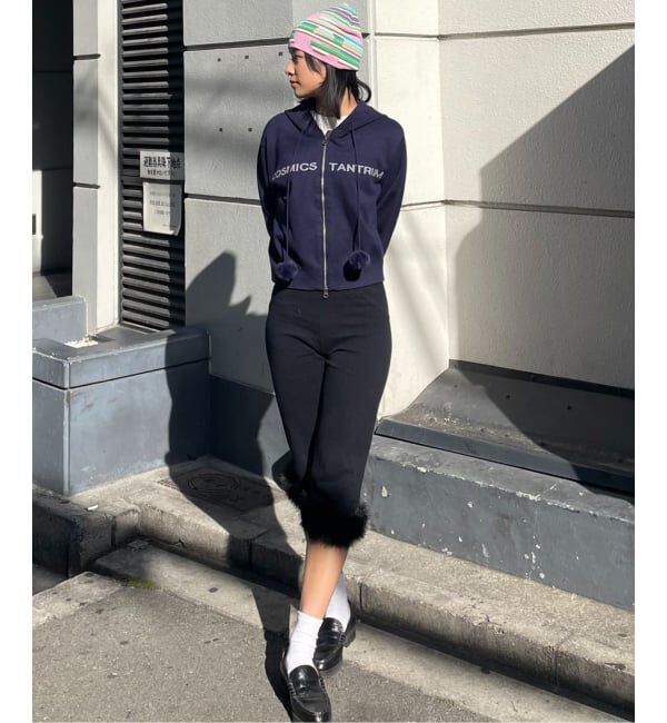 Oriens JOURNAL STANDARD「レタリングニットフーディー」|ニット・セーター|