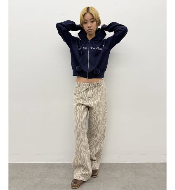 Oriens JOURNAL STANDARD「レタリングニットフーディー」|ニット・セーター|