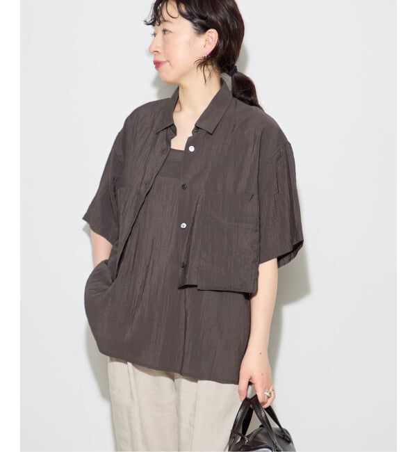 journal standard L'essage「《予約》シアーストライプ/無地 シャツ&キャミブラウス」|シャツ・ブラウス|