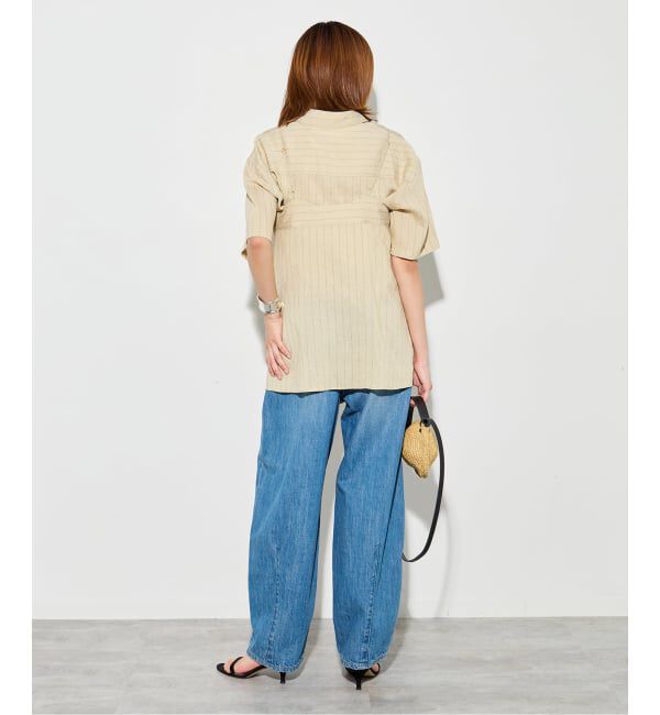 journal standard L'essage「《予約》シアーストライプ/無地 シャツ&キャミブラウス」|シャツ・ブラウス|