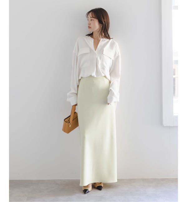 NOBLE「《追加》コンフォートジャージーライクタイトスカート」|スカート|