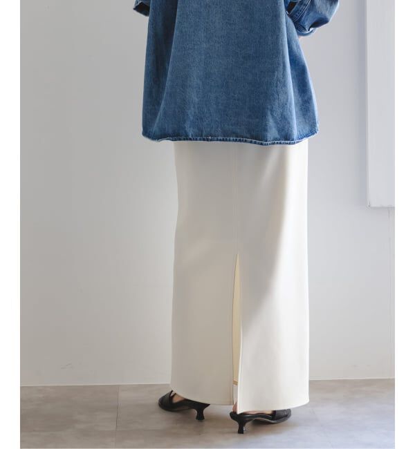 NOBLE「《追加》コンフォートジャージーライクタイトスカート 2」|スカート|