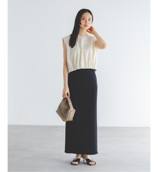 NOBLE「《追加》コンフォートジャージーライクタイトスカート 2」|スカート|