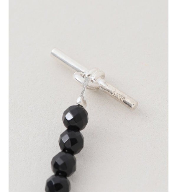 Spick and Span「【SAMH by LILAS】オニキスネックレス SV」|ネックレス|