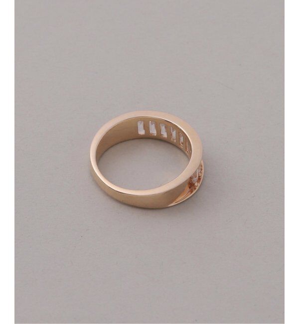 Lilas by Spick&Span「ホワイトトパーズバケット9ピースリング K10」|リング|