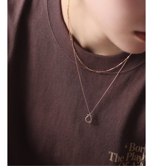 Lilas by Spick&Span「ホースシューネックレス K10」|ネックレス|ゴールド