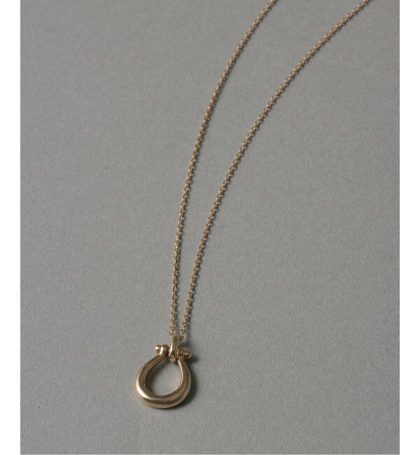 Lilas by Spick&Span「ホースシューネックレス K10」|ネックレス|