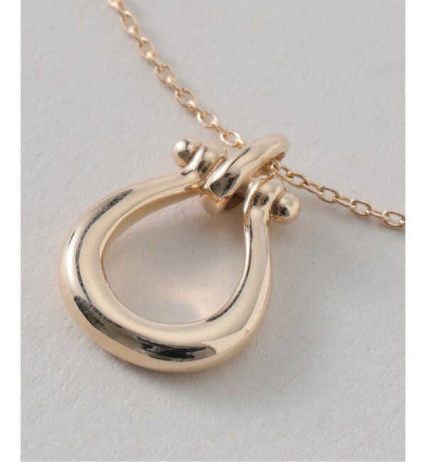 Lilas by Spick&Span「ホースシューネックレス K10」|ネックレス|