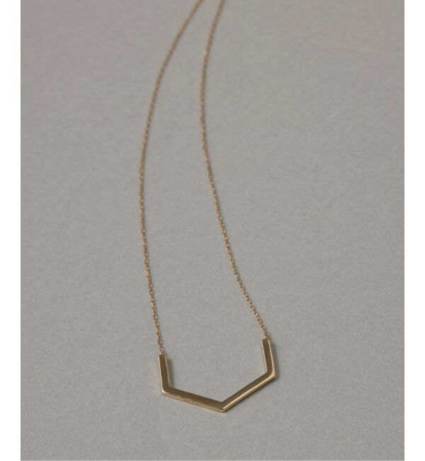 Lilas by Spick&Span「arrowラインネックレス K10」|ネックレス|