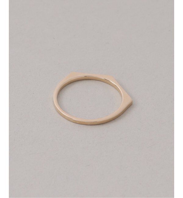 Lilas by Spick&Span「arrow ラインリングK10」|リング|