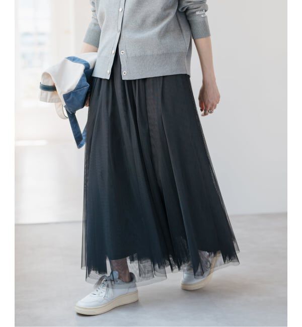 Spick and Span「《追加》チュールスカート」|スカート|