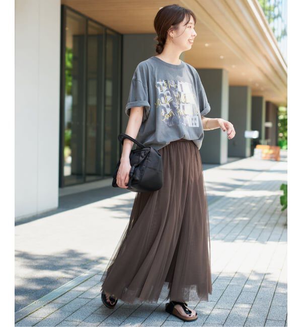 Spick and Span「《追加》チュールスカート」|スカート|