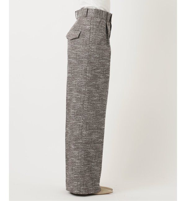 NOBLE「ライトツイードスラックスパンツ」|スラックス|