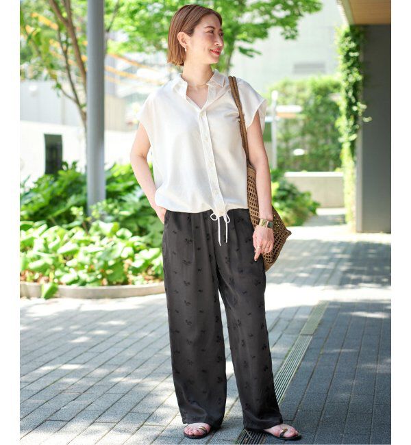 Spick and Span「TICCA / ティッカ フラワーエンブロイダリーパンツ」|その他|