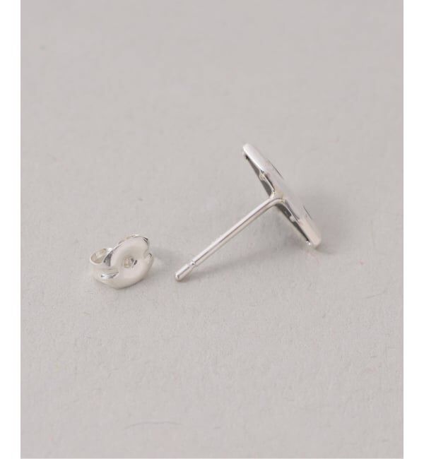 Spick and Span「【SAMH by LILAS】ダイヤモンドカットオニキスピアス SV（両耳）」|ピアス|