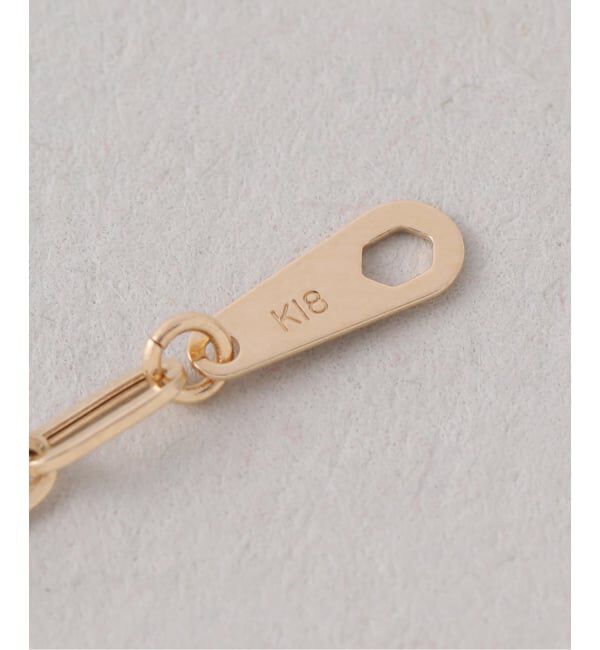 Lilas by Spick&Span「ペーパークリップチェーン17cmブレスレット K18」|ブレスレット・バングル|