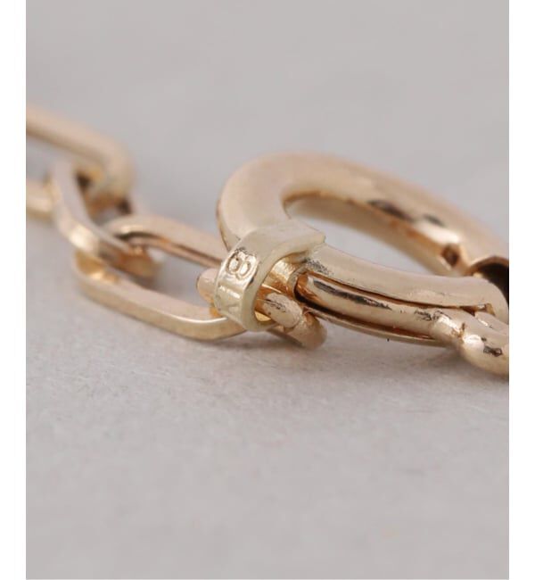 Lilas by Spick&Span「ペーパークリップチェーン17cmブレスレット K18」|ブレスレット・バングル|