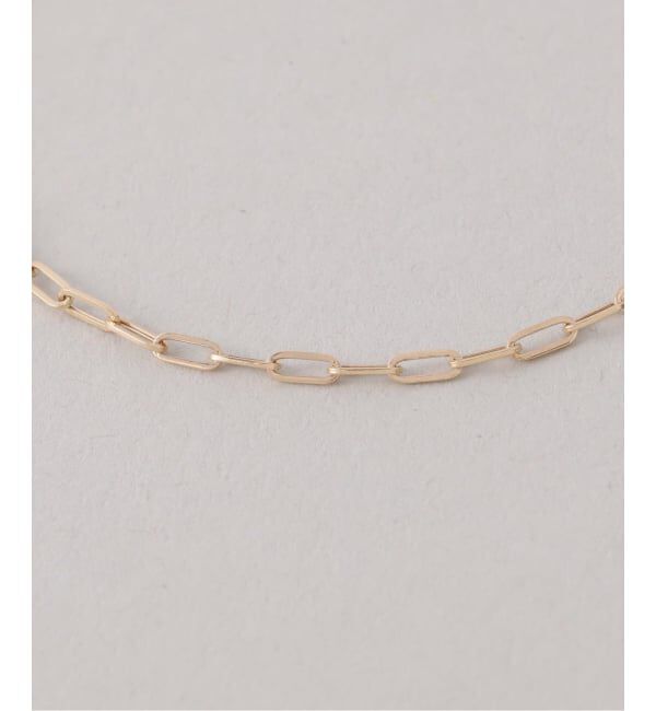 Lilas by Spick&Span「ペーパークリップチェーン17cmブレスレット K18」|ブレスレット・バングル|