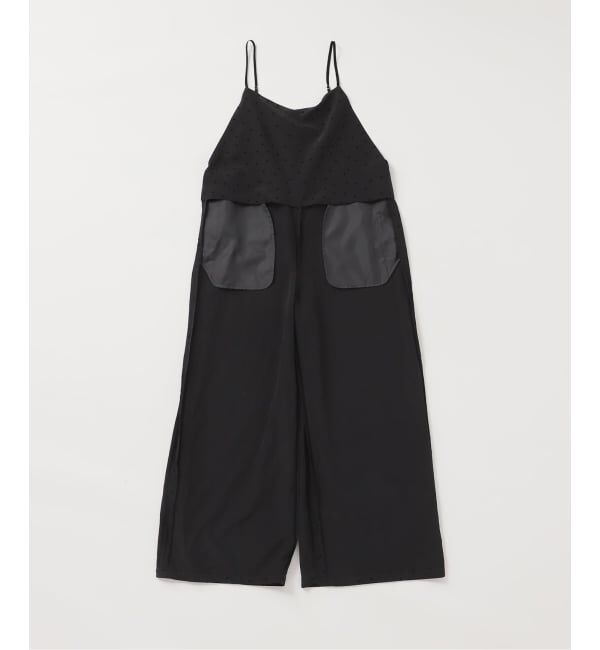 Spick and Span「《WEB限定》フロッキードットキャミサロペット」|オールインワン|