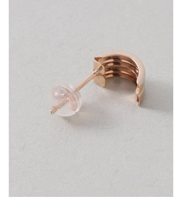 Lilas by Spick&Span「《WEB限定予約》ハーフマットピアス K10（両耳）」|ピアス|
