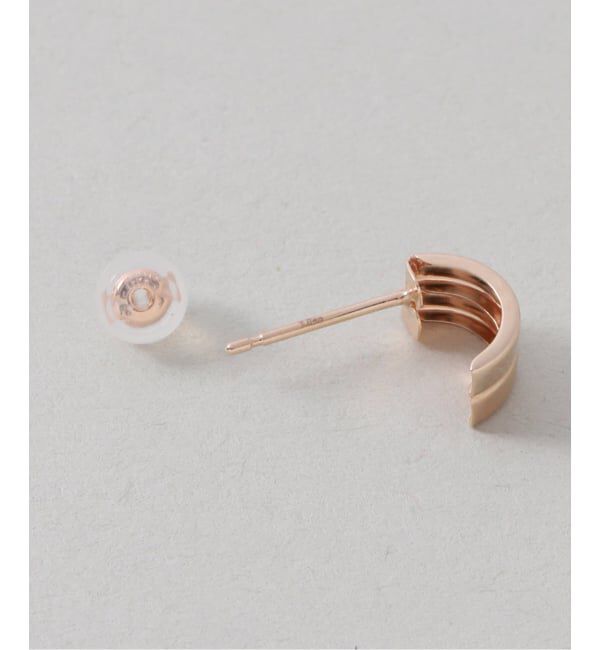 Lilas by Spick&Span「《WEB限定予約》ハーフマットピアス K10（両耳）」|ピアス|