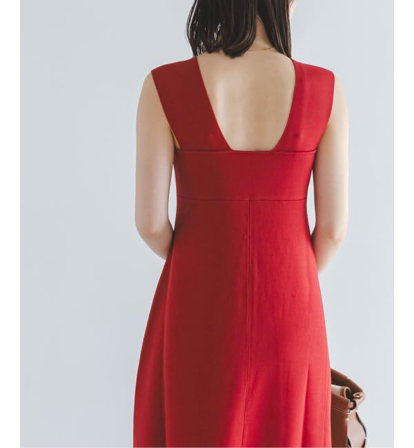 NOBLE「《追加予約》ミラノリブフィットフレアニットワンピース」|ワンピース|