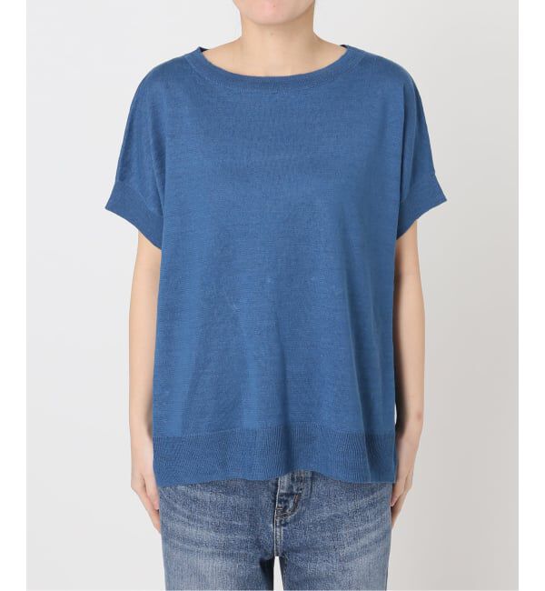 Spick and Span「《手洗い可 / 予約》リネン天竺フレンチプルオーバー」|ニット・セーター|