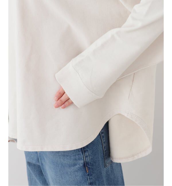 FRAMeWORK「ウェットオゾン加工インレーL/Tee」|Tシャツ・カットソー|