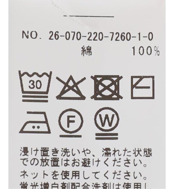 FRAMeWORK「ウェットオゾン加工インレーL/Tee」|Tシャツ・カットソー|