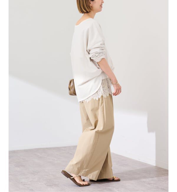 FRAMeWORK「ウェットオゾン加工インレーL/Tee」|Tシャツ・カットソー|