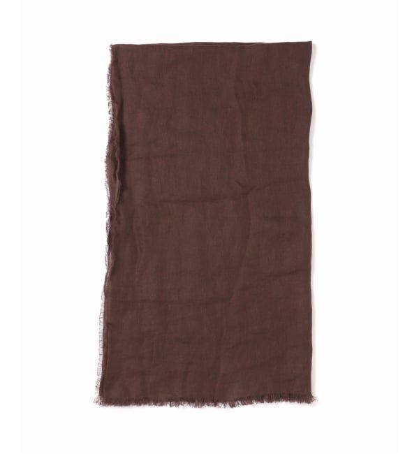 NOBLE「《NOBLE別注カラー・予約》THROW/スロー Light Linen Color Stole」|ストール|