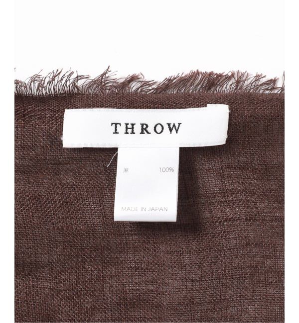 NOBLE「《NOBLE別注カラー・予約》THROW/スロー Light Linen Color Stole」|ストール|
