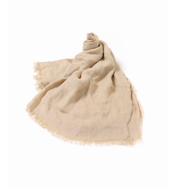 NOBLE「《NOBLE別注カラー・予約》THROW/スロー Light Linen Color Stole」|ストール|