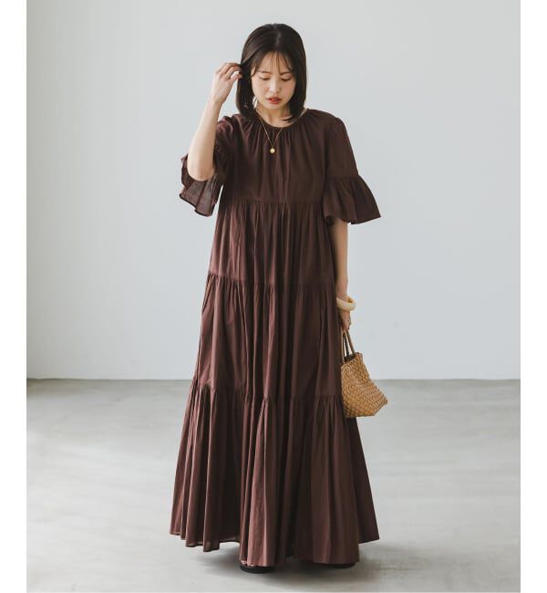 NOBLE「《予約・NOBLE限定カラー》MARIHA /マリハ  春のすずらんのドレス」|ワンピース|