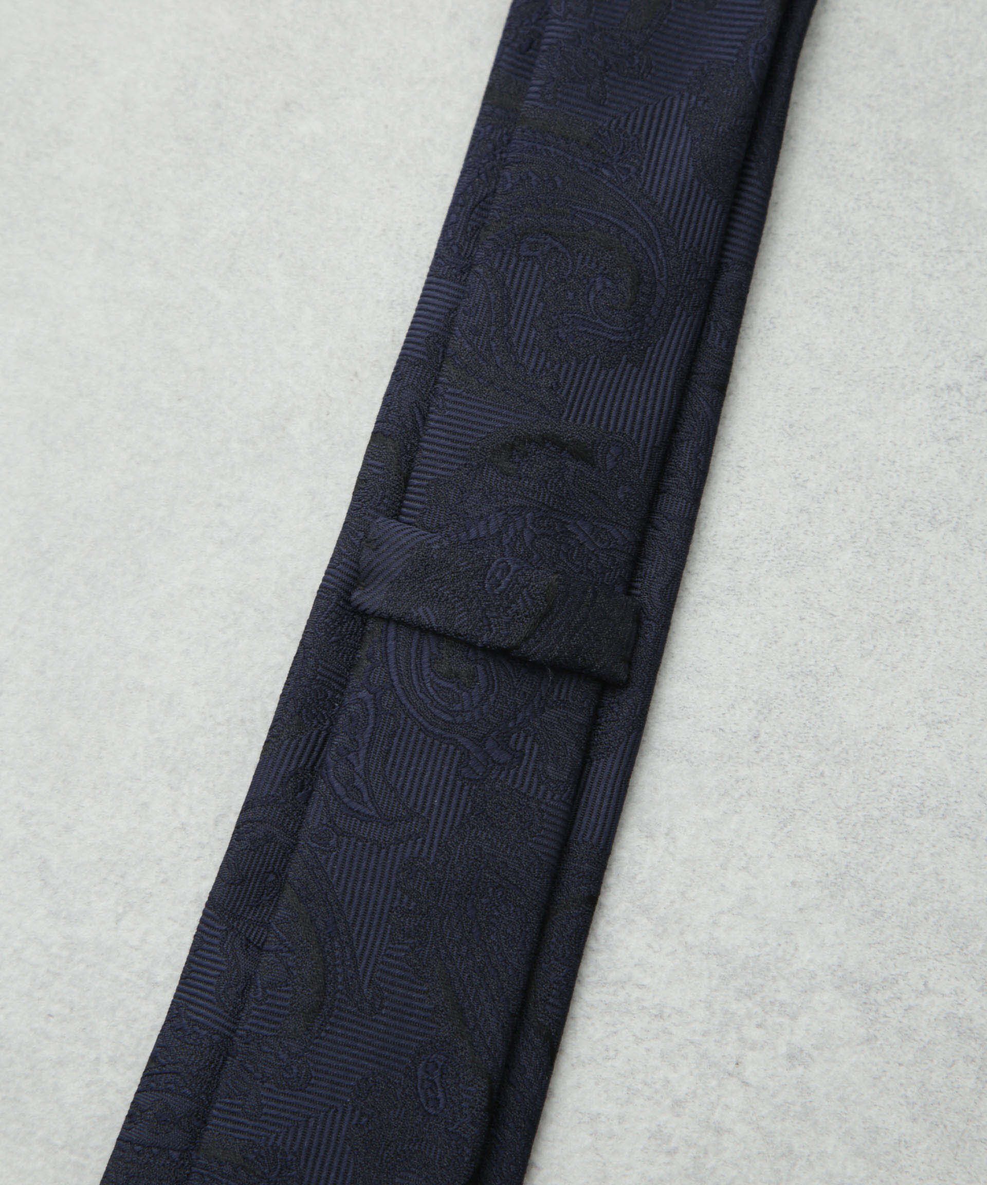 nano･universe「京都ウォッシャブルシャドーペイズリーネクタイ 1」|ネクタイ・蝶ネクタイ|