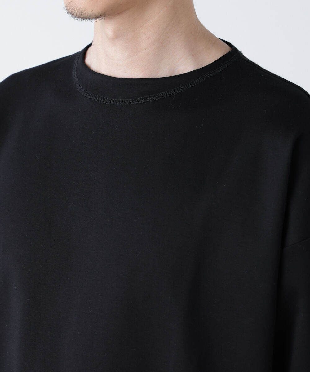 nano･universe「「NJ/CLUB」モクロディ ボートネック ビッグＴシャツ」|Tシャツ・カットソー|