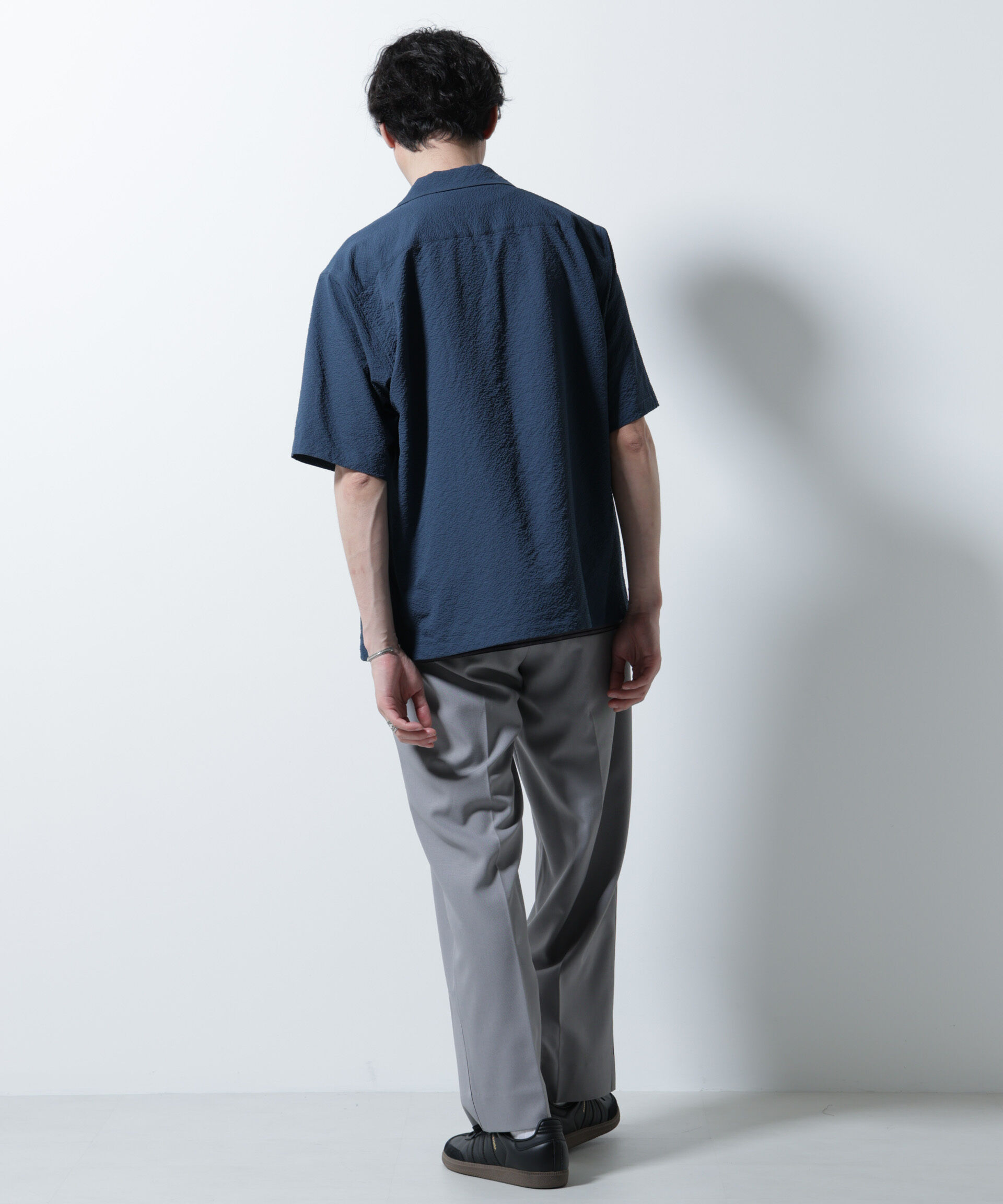 nano･universe「サッカーシャツ 半袖（セットアップ可）」|シャツ・ブラウス|