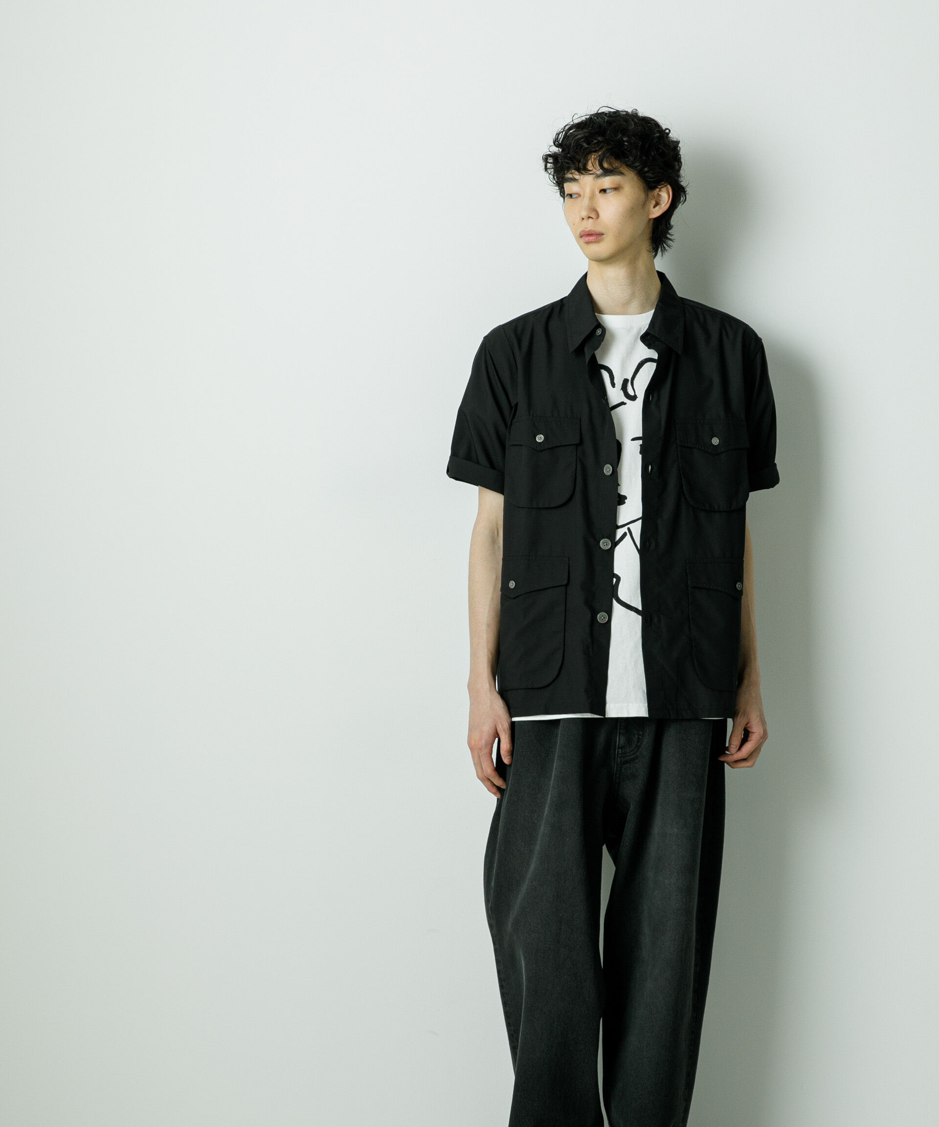 nano･universe「｢HOTEL PALACE｣TRポプリンサファリシャツ」|シャツ・ブラウス|