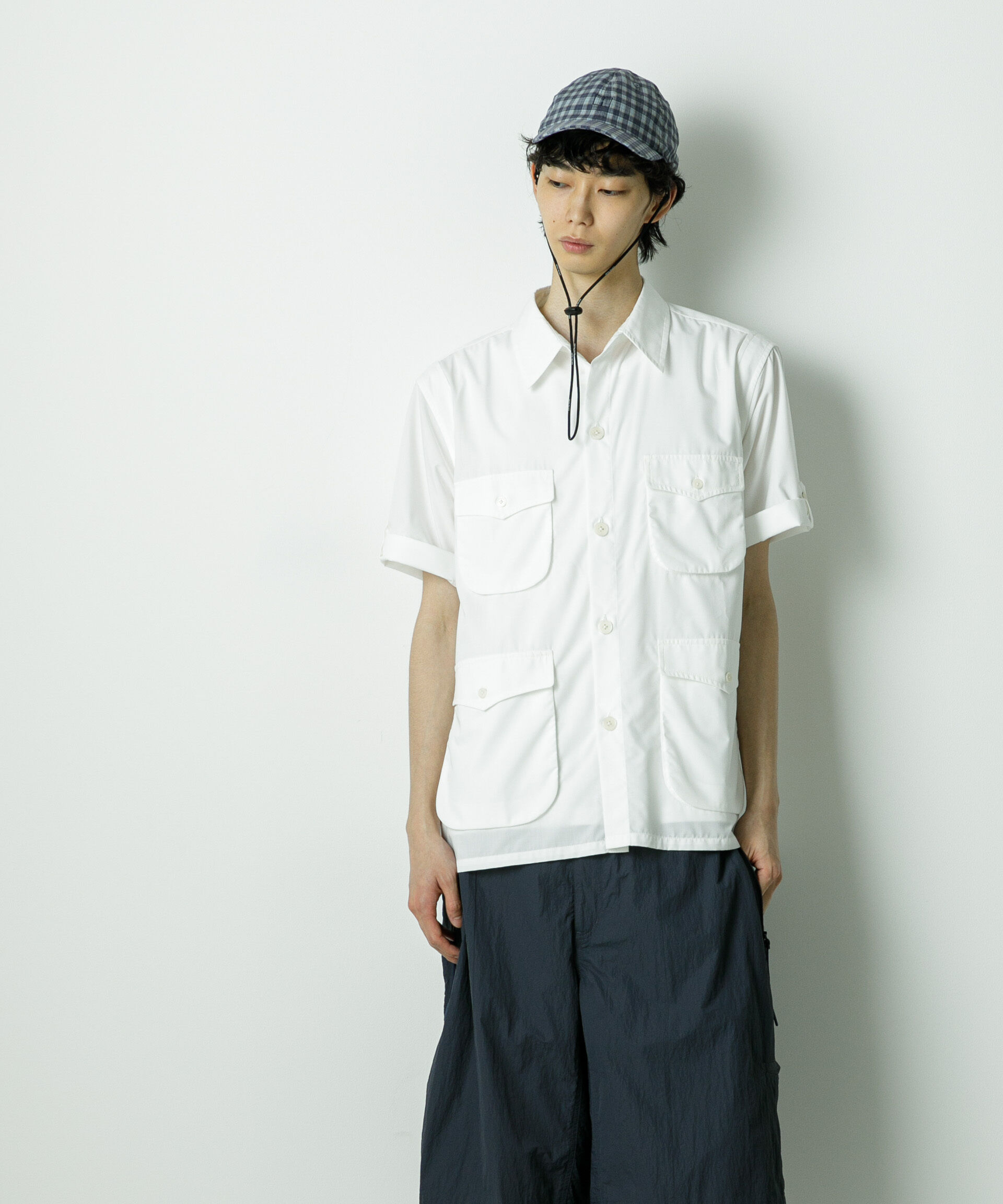 nano･universe「｢HOTEL PALACE｣TRポプリンサファリシャツ」|シャツ・ブラウス|