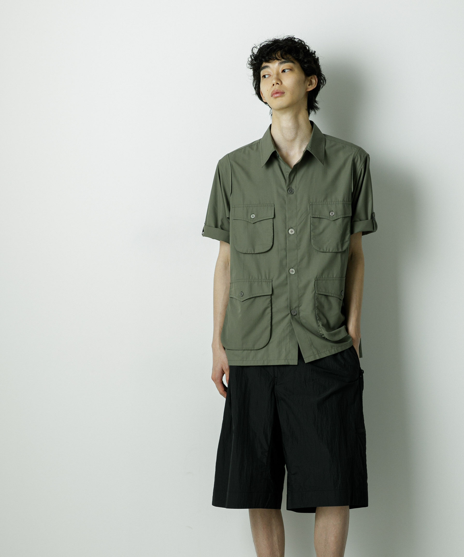 nano･universe「｢HOTEL PALACE｣TRポプリンサファリシャツ」|シャツ・ブラウス|