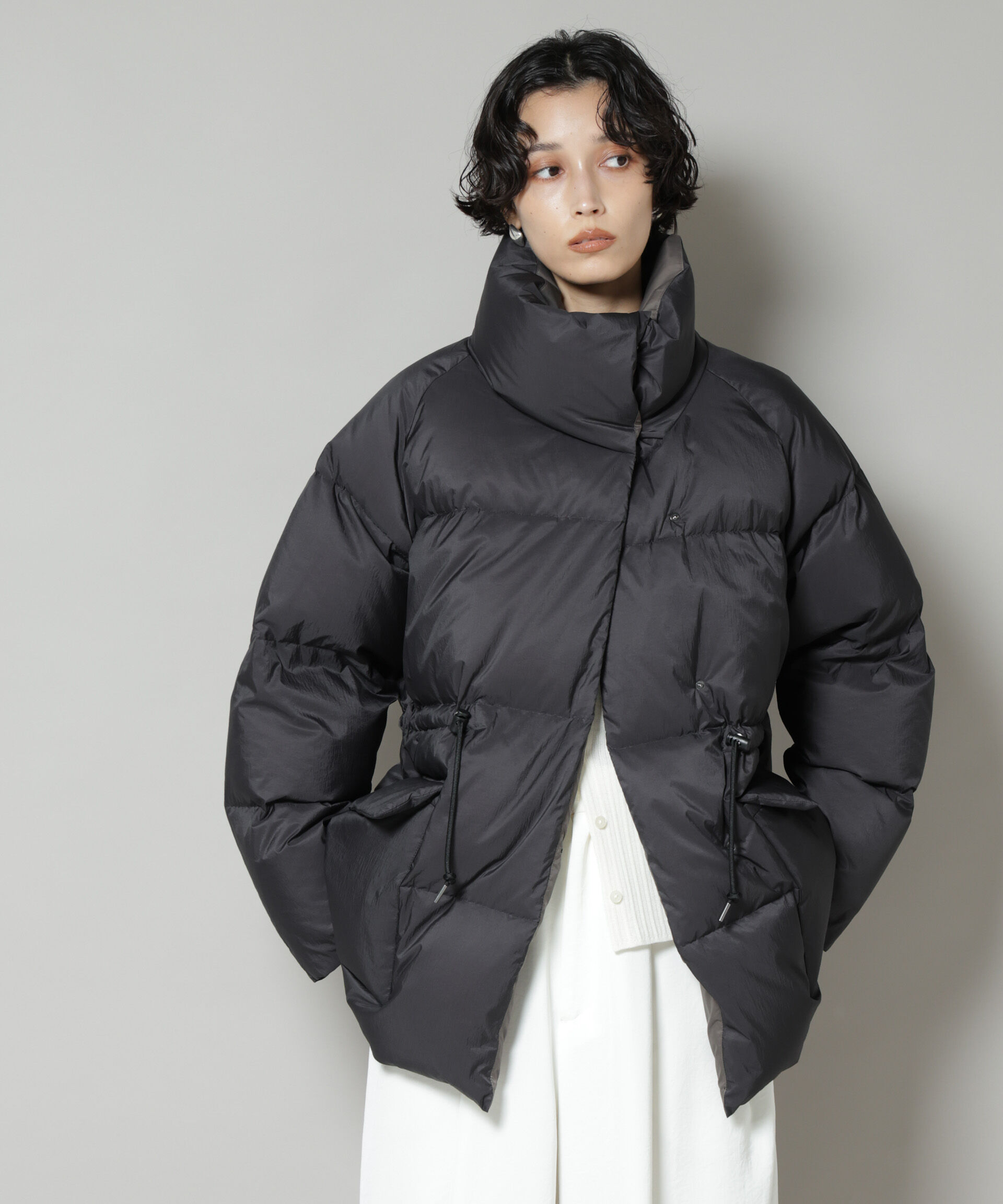 nano･universe「「西川ダウン(R)」バイカラーボリュームダウン」|ダウン|