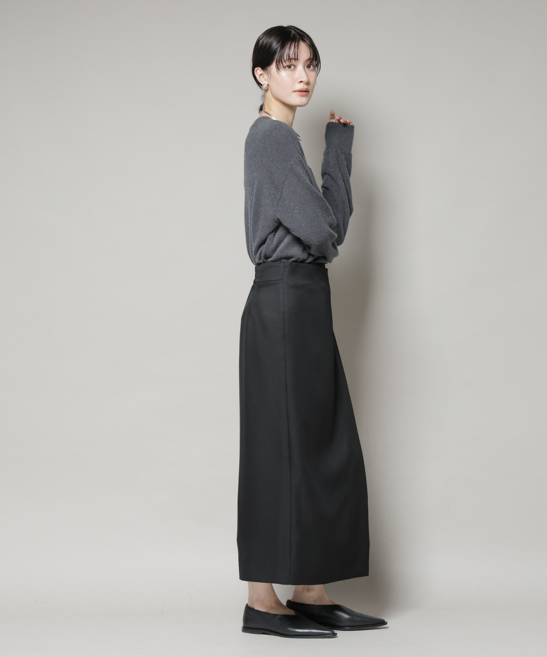 nano･universe「ラップ風スカート」|スカート|