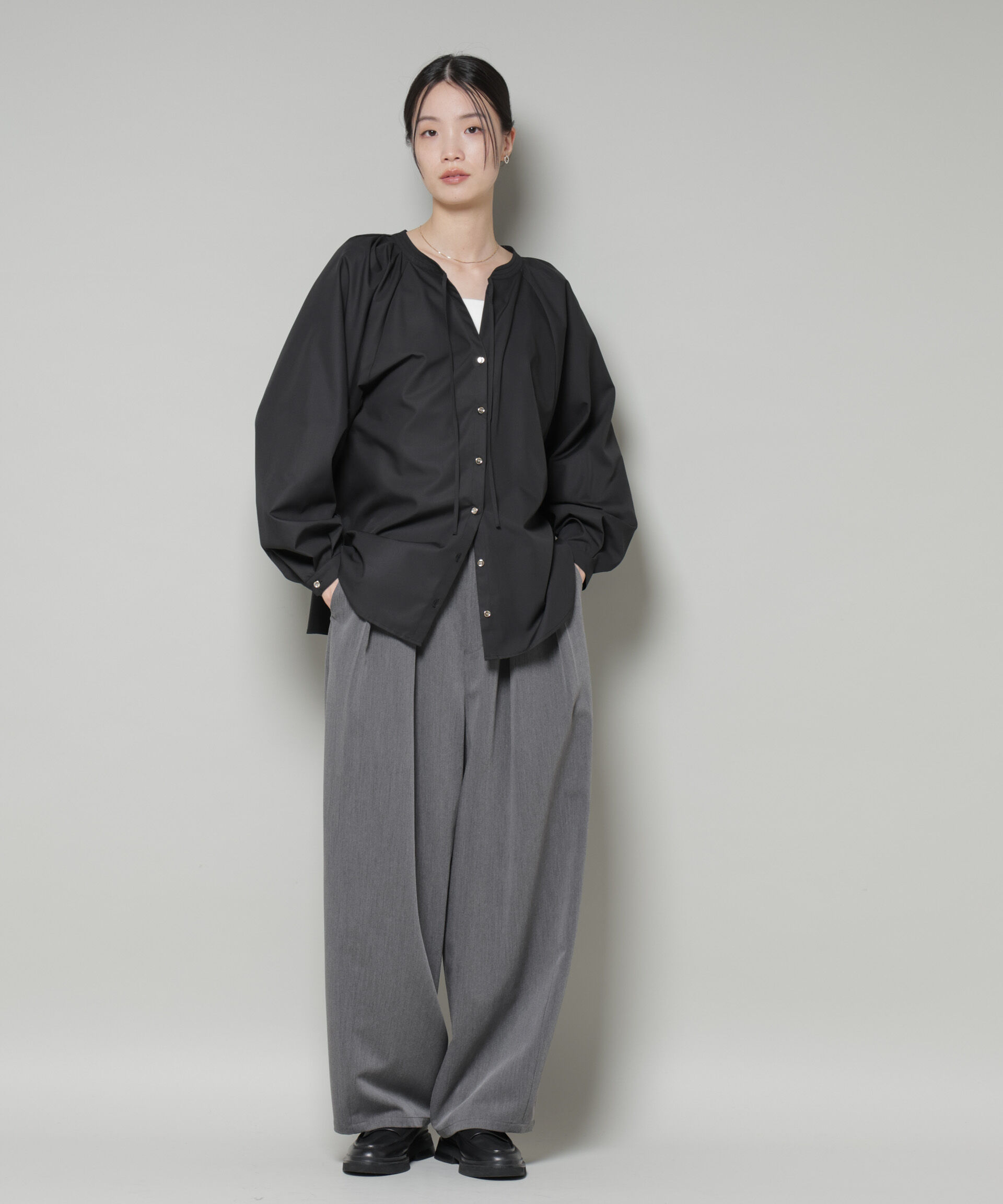 nano･universe「インタックコクーンパンツ」|チノ|