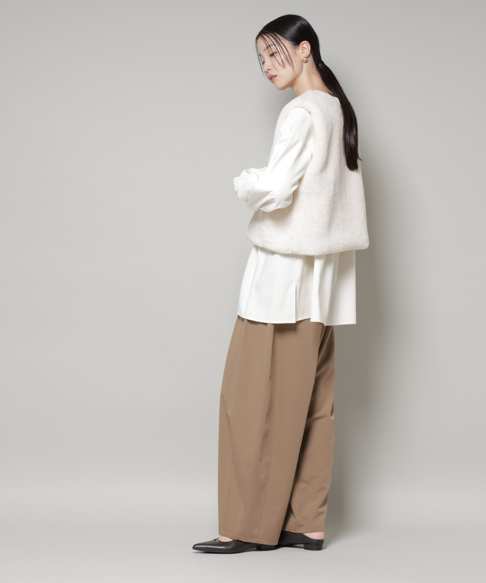 nano･universe「インタックコクーンパンツ」|チノ|