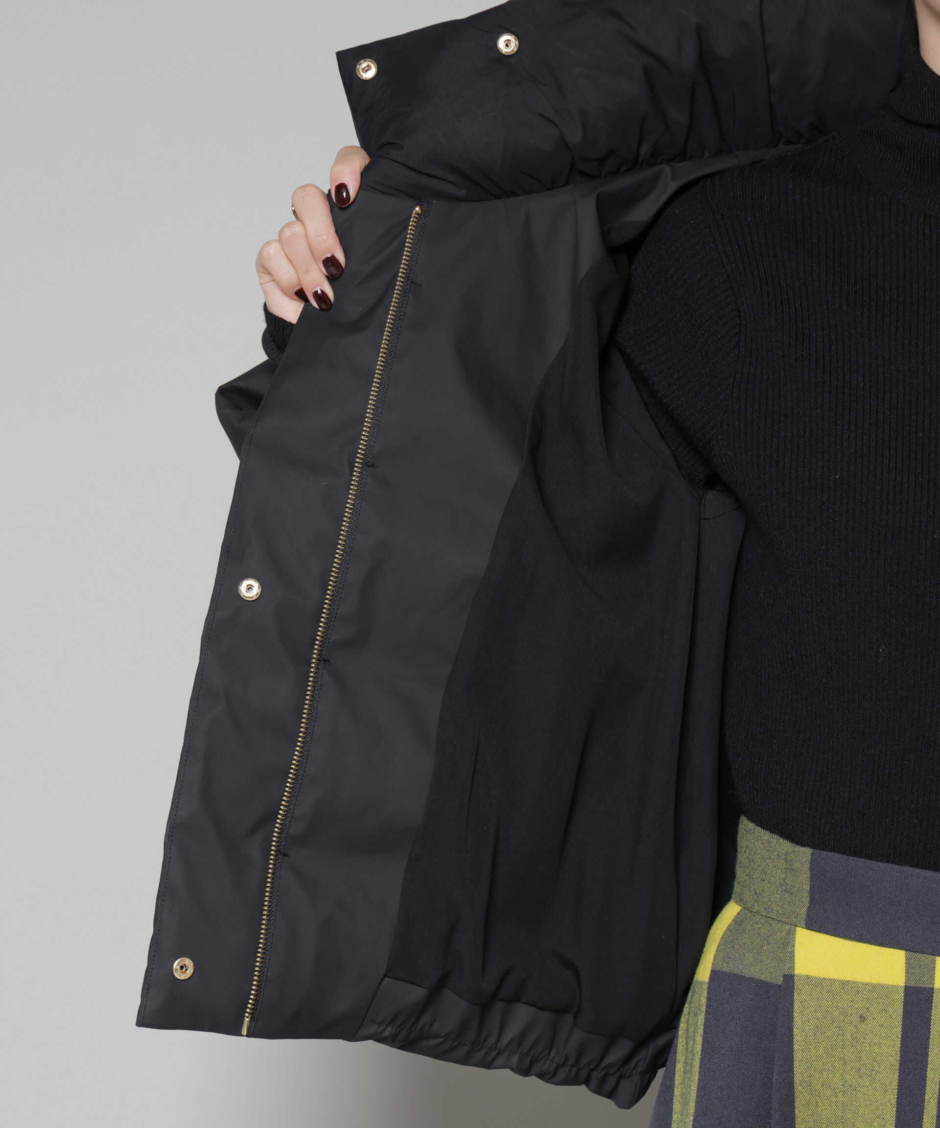 nano･universe「ボリュームネックダウンショートコート」|ダウン|