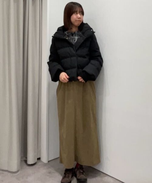 nano･universe「ボリュームネックダウンショートコート」|ダウン|