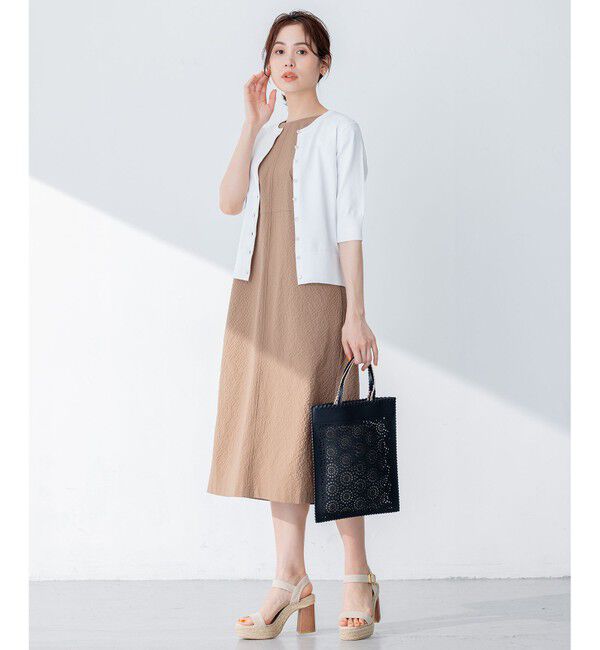 組曲「【5色展開・洗える】MINA半袖 カラーカーディガン」|ニット・セーター|