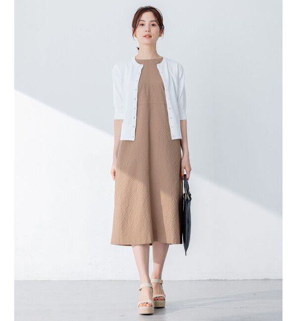 組曲「【5色展開・洗える】MINA半袖 カラーカーディガン」|ニット・セーター|